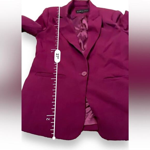RTR Endless Rose‎ Purple Pink Single Breasted Long Sleeve Blazer Sz S - Picture 13 of 13